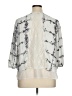 LC Lauren Conrad Silver 3/4 Sleeve Blouse Size XL (estimated) - photo 2