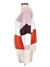 Unbranded 100% Polyester Color Block Orange Pullover Sweater Size S - photo 5