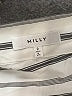 Milly Silver 3/4 Sleeve Top Size 2 - photo 7