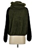 Plush 100% Polyester Green Faux Fur Jacket Size S - photo 2