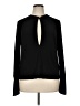 Brandon Maxwell Black Long Sleeve Blouse Size 14 - photo 1