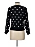 Calligraphie Polka Dots Black Pullover Sweater Size L - photo 2