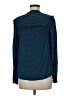 Whistles Polka Dots Blue Long Sleeve Blouse Size 6 - photo 2