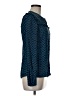 Whistles Polka Dots Blue Long Sleeve Blouse Size 6 - photo 4