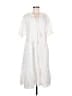 o.p.t Solid White Casual Dress Size M - photo 1