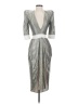 Zhivago Metallic Silver Cocktail Dress Size S - photo 1