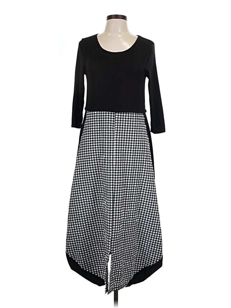 Pre-owned Iris Casual Dress In Black