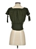 Express 100% Rayon Green Sleeveless Blouse Size XS - photo 2