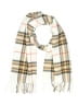 Unbranded 100% Acrylic Plaid Ivory White Scarf One size - photo 1