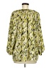 Kasper 100% Polyester Yellow Long Sleeve Blouse Size M - photo 2