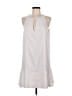 Parker 100% Polyester Solid White Casual Dress Size L - photo 1