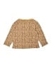 Zara 100% Baumwolle Animal Print Gold Brown Thermal Top Size 3 - 4 - photo 2