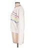 Fifth Sun Stripes White Pullover Sweater Size L - photo 5
