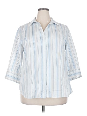 Riders 3/4 Sleeve Button-Down Shirt (view 1)