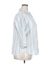 Riders Stripes Blue 3/4 Sleeve Button-Down Shirt Size 2X - photo 4