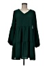 Unbranded Solid Green Casual Dress Size M - photo 1