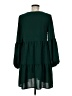 Unbranded Solid Green Casual Dress Size M - photo 2
