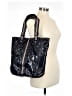 Perlina 100% Leather Metallic Blue Leather Tote One size - photo 2