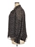 Ann Taylor LOFT 100% Polyester Gray Long Sleeve Blouse Size XXL - photo 5