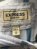 Express Plaid Blue Long Sleeve Button-Down Shirt Size M - photo 7