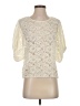 Willi Smith Ivory Short Sleeve Blouse Size S - photo 1