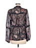 Octavia 100% Polyester Paisley Black Long Sleeve Blouse Size M - photo 2