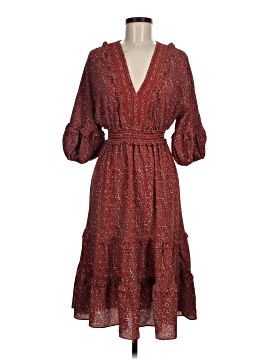 strapless open back dress Keep You Close Red Floral Maxi Dress – Shop the Mint main image 0
