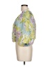 Calypso St. Barth Green 3/4 Sleeve Blouse Size L - photo 5