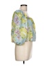 Calypso St. Barth Green 3/4 Sleeve Blouse Size L - photo 4