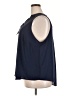 Torrid 100% Polyester Solid Blue Sleeveless Blouse Size 2X Plus (2) - photo 5