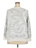 Peyton Jensen Paisley Silver Pullover Sweater Size 2X - photo 2