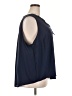 Torrid 100% Polyester Solid Blue Sleeveless Blouse Size 2X Plus (2) - photo 4