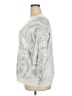 Peyton Jensen Paisley Silver Pullover Sweater Size 2X - photo 5