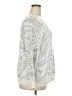 Peyton Jensen Paisley Silver Pullover Sweater Size 2X - photo 4
