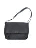 Cole Haan 100% Leather Solid Gray Black Leather Messenger One size - photo 1