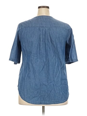 Denim 24/7 3/4 Sleeve Button-Down Shirt (view 2)