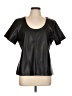 Ann Taylor 100% Polyester Black Short Sleeve Blouse Size L - photo 1