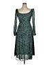 o.p.t 100% Polyester Paisley Green Cocktail Dress Size XL - photo 1
