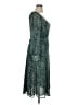 o.p.t 100% Polyester Paisley Green Cocktail Dress Size XL - photo 4