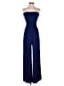 Karlie Solid Blue Jumpsuit Size S - photo 1