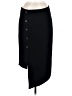 Halogen 100% Polyester Solid Black Formal Skirt Size 6 - photo 1