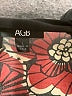 AGB Red 3/4 Sleeve Blouse Size L - photo 7