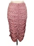 Assorted Brands Polka Dots Burgundy Casual Skirt Size 3X - photo 1