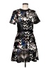 Sandro 100% Polyester Graphic Black Cocktail Dress Size Med (2) - photo 1