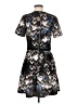 Sandro 100% Polyester Graphic Black Cocktail Dress Size Med (2) - photo 2