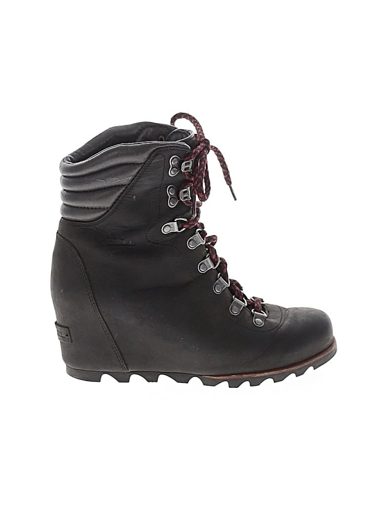 Pre-owned Sorel Wedges In Black