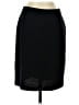 St. John Solid Black Casual Skirt Size 4 - photo 1