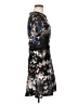 Sandro 100% Polyester Graphic Black Cocktail Dress Size Med (2) - photo 4