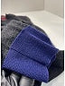 Valentino 100% Virgin Wool Color Block Gray pullover sweater Size M - photo 12