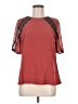 Reiss 100% Polyester Red Short Sleeve Blouse Size 6 - photo 1